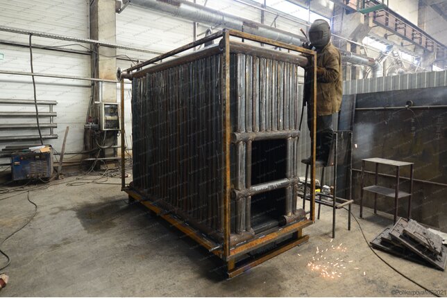 Изготовление котла 350 кВт работающего без дымососа