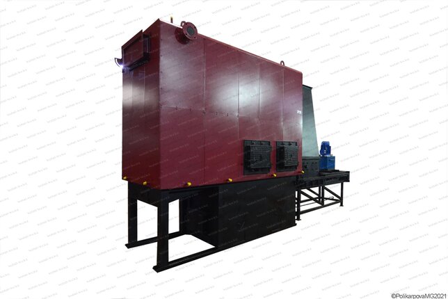 Котел на опилках 1160 кВт твердотопливный