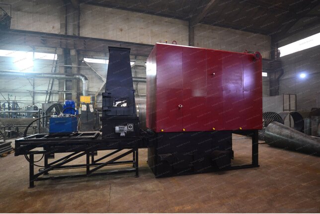 Котел 1160 кВт на опилках с автоматической подачей