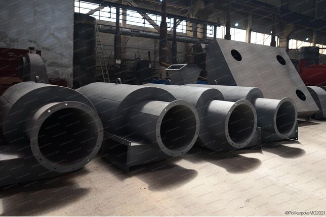 Изготовление промышленных циклонов ЦН 15 800 2СП